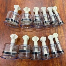 2pcs Nipple Enlarger Pump Suction Sucker Cupping Enhancer Clitoris Clit Sex Toys