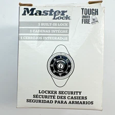 Master Lock Combination Locker Built in Model 1630 With Combo NO KEY INCLUDED