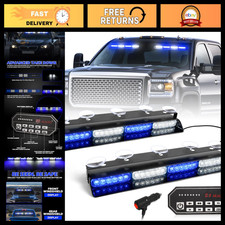 2x16.8 Inch Dash Strobe Lights With Take Down Function Controller - Emergency 2x16.8 Inch Dash Strobe Lights With Take Down Function Controller - Emergency