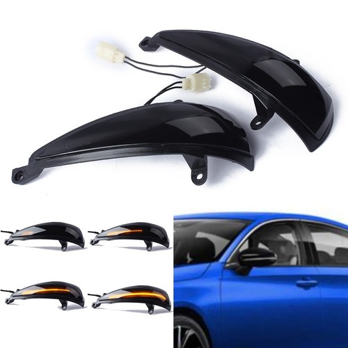 More Safety Waterproof 2PCS For Civic 2*Turn Signal Yellow Light 12V DC - Picture 3 of 12