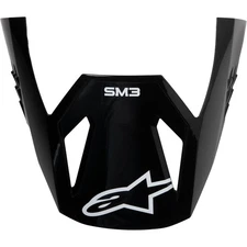 Alpinestars SM3 Solid Visor - Glossy Black 8980326-1180-TU