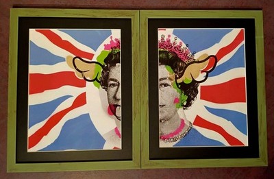 Set D*Face 11''x14'' framed street images murals monograph art books + sticker