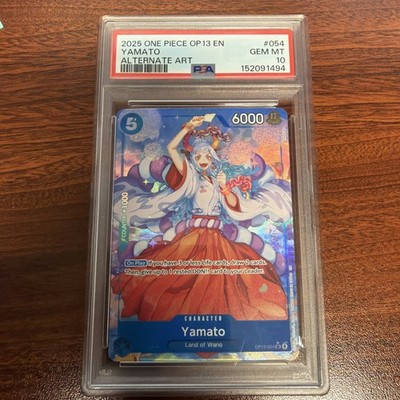 PSA10 EN Yamato 054 Alternate Art One Piece op13-Carrying on His