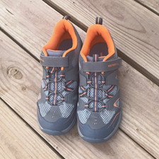 Merrell Trail Chaser Kids Athletic Sneakers Gray/Orange Hook Loop US 5.5M