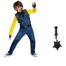 Lego Movie Rex Halloween Costume 4/6 Jumpsuit  Flail Weapon 5 Pc Boys