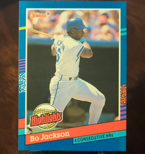 Donruss 1991 Bo Jackson Kansas City Royals #BC-10 Bonus Cards Highlights Insert