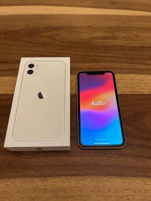 Apple iPhone 11 A2221 (CDMA + GSM) - 64GB - Weiß (Ohne Simlock) (Dual-SIM)