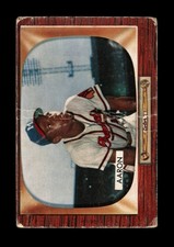 1955 Bowman Set-Break #179 Hank Aaron LOW GRADE (crease) *GMCARDS*