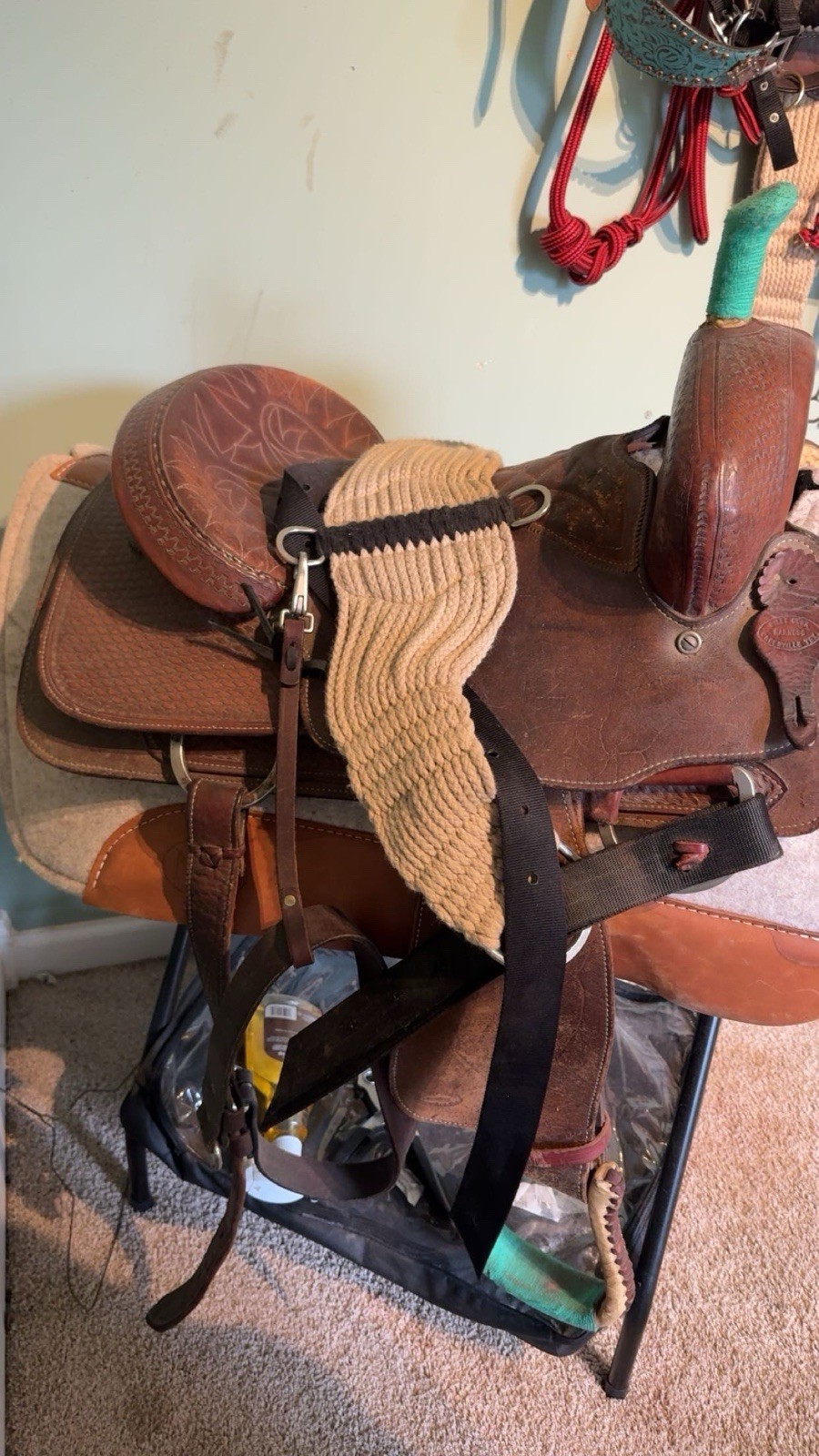 Billy Cook western barrel saddle. in great condition