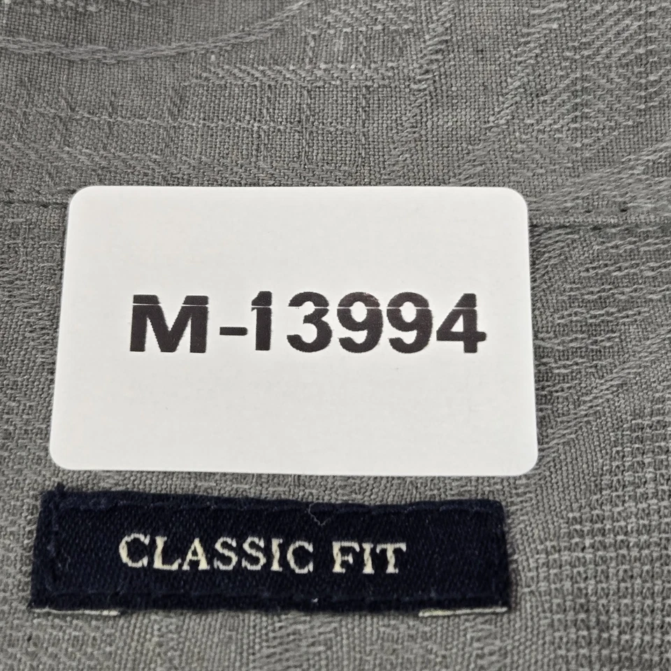 Camisa Joseph & Feiss Hombre Abotonada XXL Gris Seda Floral Manga Corta Foto 2 de 4