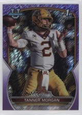 2022 Bowman U Chrome Purple Shimmer Refractor Tanner Morgan #11 pe8