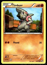 Timburr 58/114 Black & White Pokemon TCG LP
