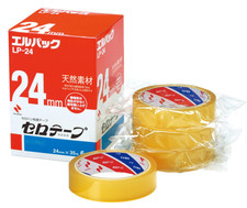 Nichiban Lp-24 cellotape Elpack 6 Rolls 24mm x 35m Adhesive Tapes Clear Japan FS