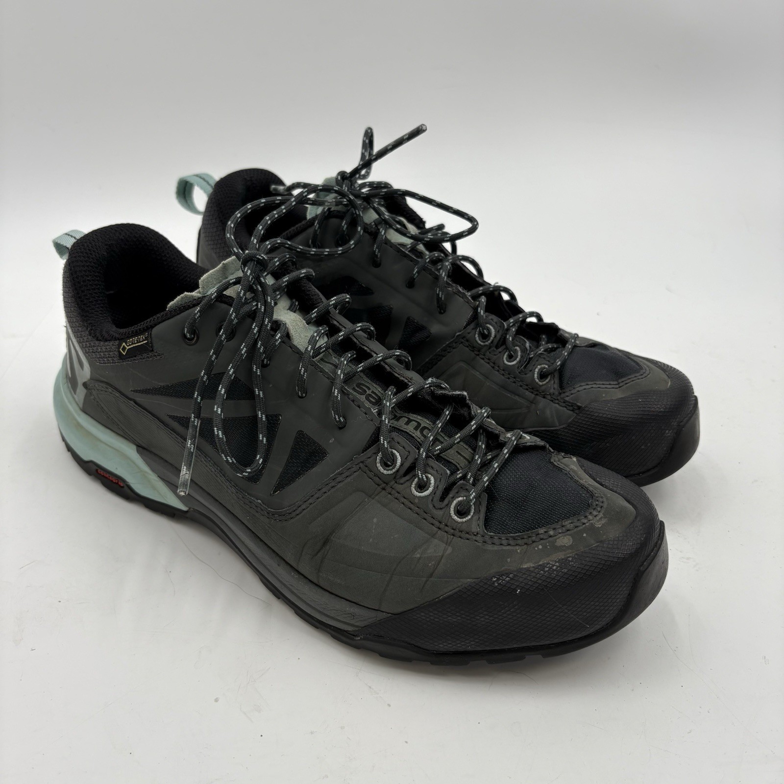 Scarpe Trekking Donna Salomon X Alp Spry Gtx 401619 Grigio Taglia 7 5