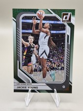 2026 Panini WNBA Donruss #32 Jackie Young Green Las Vegas Aces