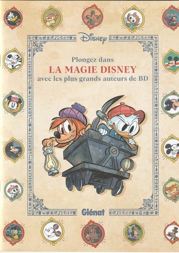 Matériel publicitaire Disney Nesme Keramidas Cosey Loisel Tébo.....Glénat 2022