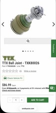 Mevotech TTX Ball Joint - TXK80026