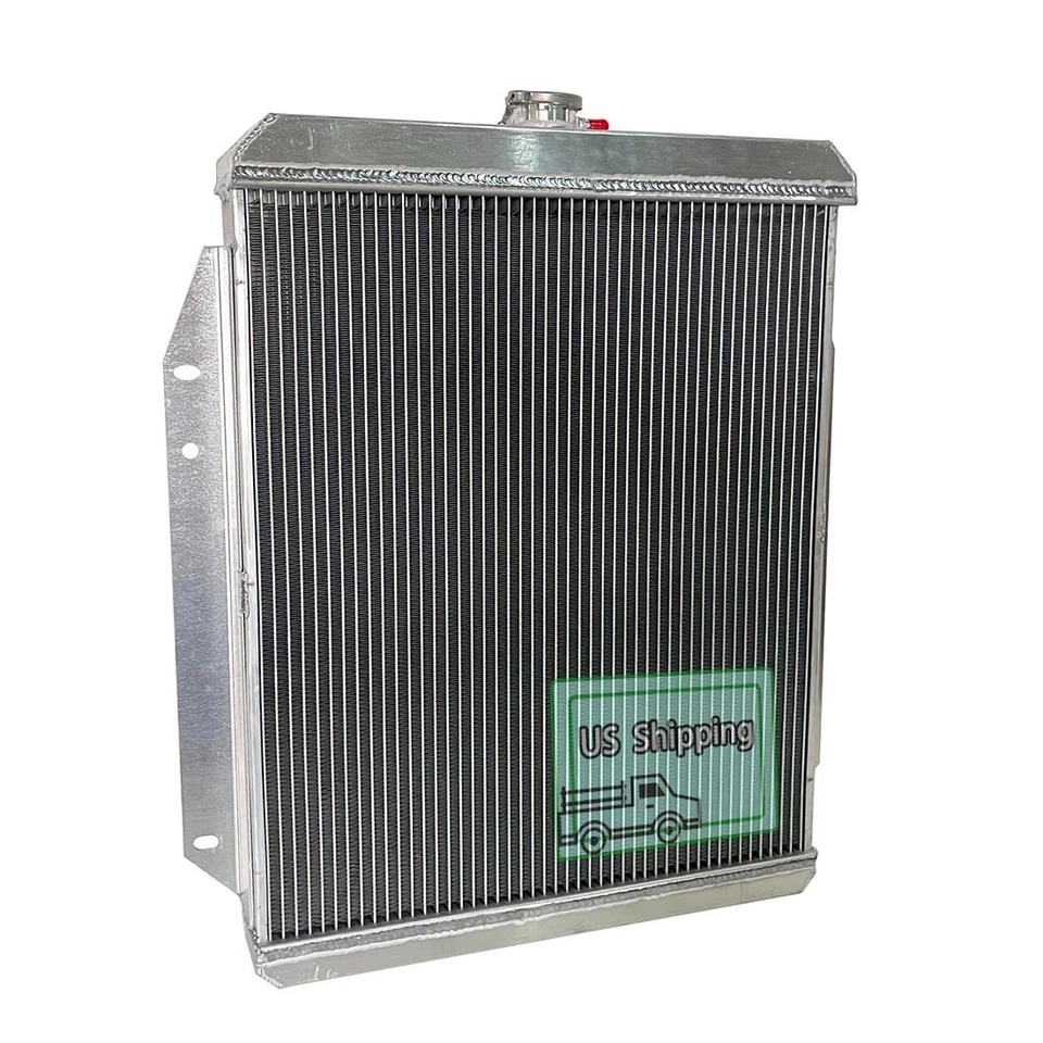 Radiador de aluminio apto para camioneta Dodge A100 motor L6 1964-1970 1969 1968 1967 AT MT Foto 4 de 4