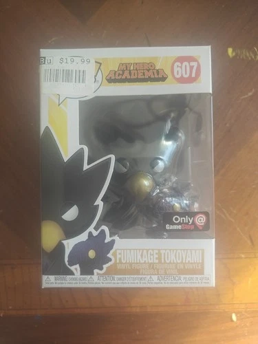 Funko Pop FUMIKAGE TOKOYAMI METALLIC GameStop Exclusive MY HERO ACADEMIA 607 NEW