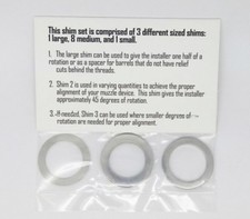5/8x24 muzzle device alignment set shim kit