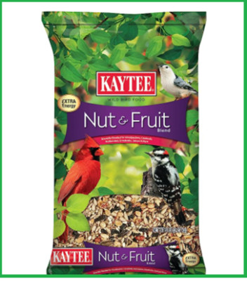 Kaytee Outdoor Wild Bird Food Nut & Fruit Blend For Small Breed, 5 Pounds