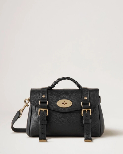 Mulberry 'Mini Alexa' in Black Grained Leather - $1295 - Brand New in Dustbag