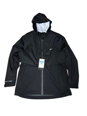 Nike Storm FIT ADV Women s Golf Jacket DA3238 Size XXL Black Hood Vest