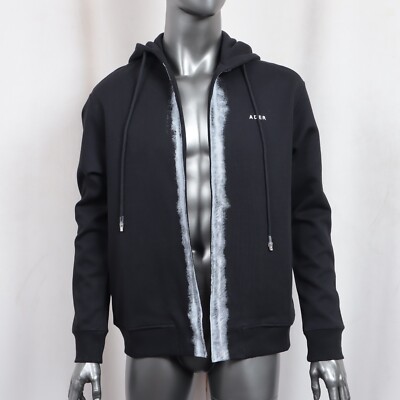 ADER ERROR Unisex hooded sweatshirt in black size A1 (S-M) 
