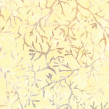 Benartex Batik Bali Fantasy Garden "Branches" vanilla 9189 07 by half-yard