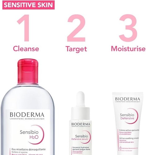 Bioderma - Sensibio - H2o Micellar Water - Soothing Make Up Remover Face Cleanse - Picture 3 of 6