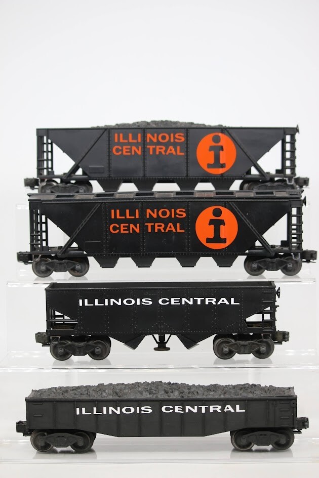 Custom Decals & Painted Lionel O Gauge Black Freight Set Hopper & Gondola 1:48