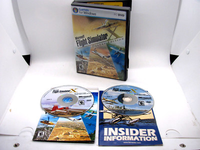 Microsoft Flight Simulator X: Deluxe Edition (PC, 2006) Cd Key Included