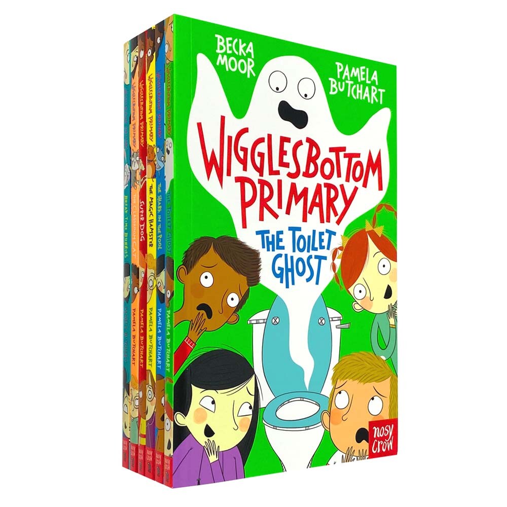 Various Publishers Wigglesbottom Primary Series 6 Book Collection The Toilet Ghost, Shark In The Pool, Magic Hamster, Super Dog, Classroom Cat, Break-Time Bunnies - Image 5