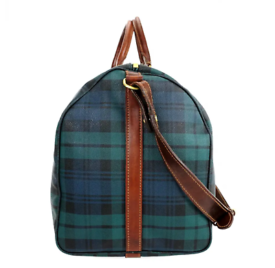 Vintage Polo Ralph Lauren Tartan Blackwatch Duffle Weekender Vintage Polo Ralph Lauren Tartan Blackwatch Duffle Weekender