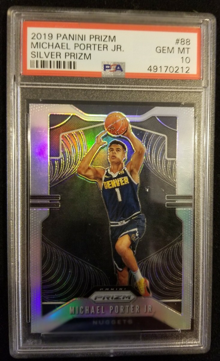 2019 Silver Prizm #88 Michael Porter, Jr. 2nd Year Card PSA