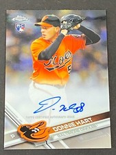Donnie Hart 2017 TOPPS CHROME RC AUTO