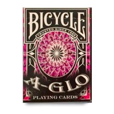 Bicycle a Glo Red Playing Cards - FAST WORLDWIDE SHIPPING