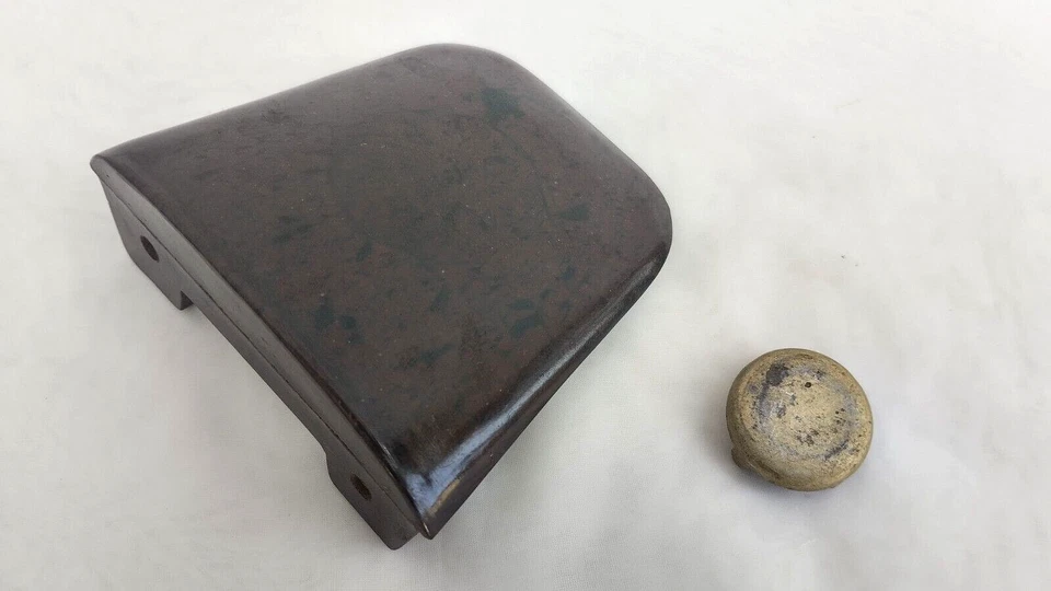 Jabonera URSS Vintage Imán Soviético Metal Plástico Baño Decoración Original Años 60 Foto 4 de 4