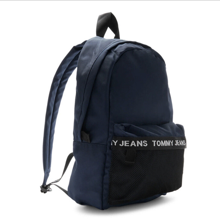 Tommy Hilfiger Essential Recycled Dome Backpack - Adjustable - Blue -New w/ Tags image 2
