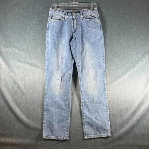 Levis Womens Jeans Light Blue Bold Curve Classic Rise Slim Leg Size 6x28 Cotton - Afbeelding 1 van 14