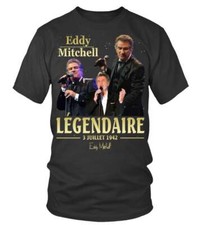 2Fance Eddy Mitchell Tee Shirt Classic Black Unisex S-5XL 2C059 2Fance Eddy Mitchell Tee Shirt Classic Black Unisex S-5XL 2C059