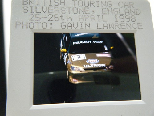 TIM HARVEY PEUGEOT 406 BTCC 1998 SILVERSTONE 35MM DIAFOTOGRAFIE - Bild 2 von 3