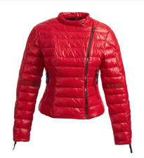 Yeti Womens Borough Biker Down Jacket Haute Red S