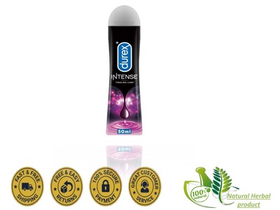 Durex Lube Intense Lubricant Gel For Men & Women - 50ml | Water Based Lube