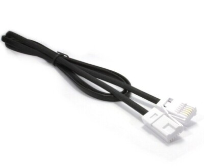 BT 4 Wire 431A Plug To 4 Wire Male Plug Telephone Cable Lead 2m White - View #6