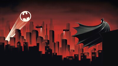 1992 Batman The Animated Series Poster 11X17 DC Mark Hamill Kevin Conroy Joker 