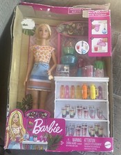 Barbie w/ Smoothie Bar Playset Breakfast Accessories - Brand New