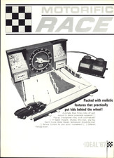 1967 ADVERT 6 PG Ideal Toy Motorific Highway Race Car Track Devils Superific