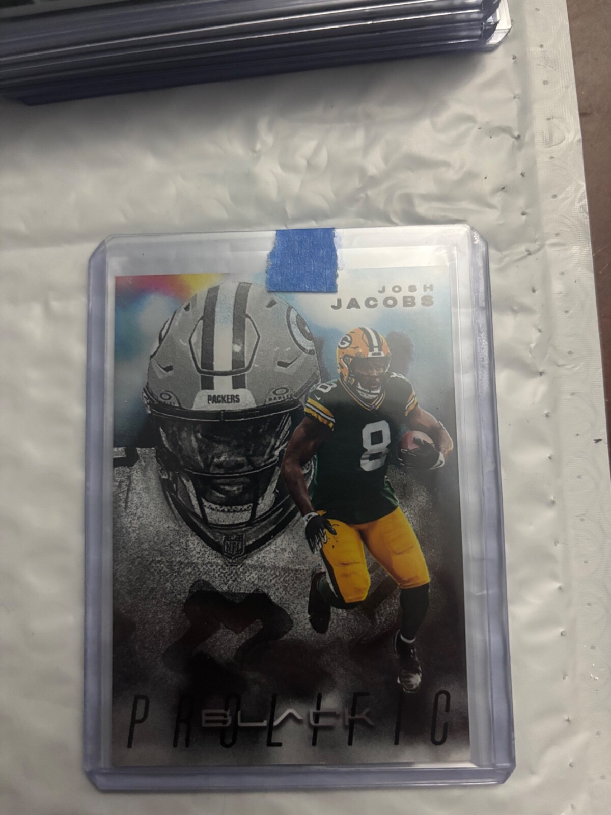 2024 PANINI BLACK JOSH JACOBS PROLIFIC(SSP) RARE CASE HIT #PF-JJS PACKERS