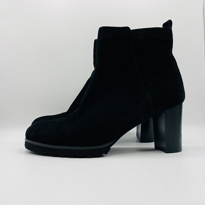 WOMEN'S BLONDO RANA WATERPROOF BLACK SUEDE BOOTS